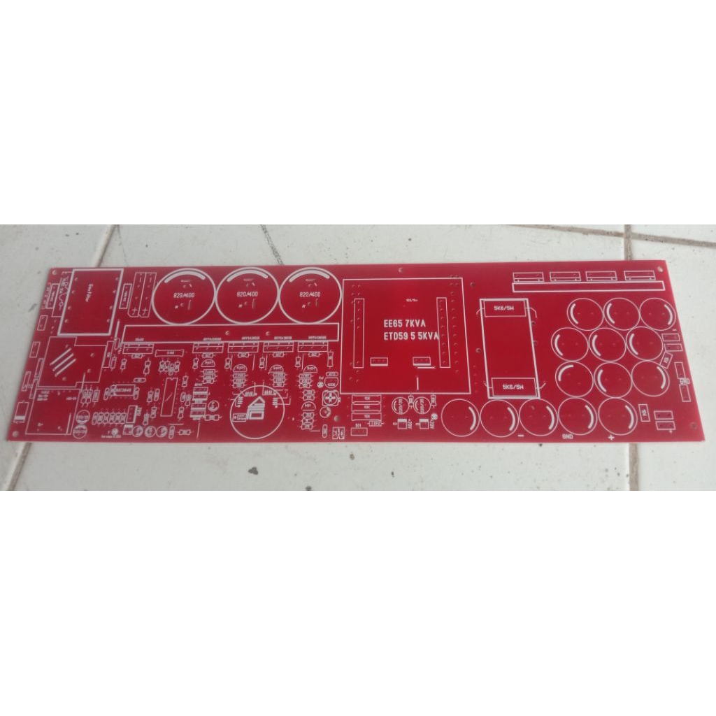 PCB 7kva + trafo pwm + trafo utama