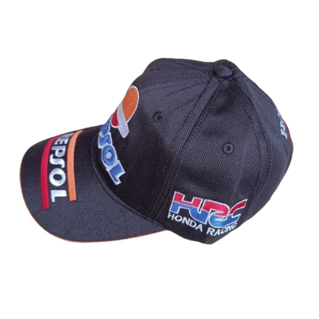 Topi Baseball Motogp repsol honda HRC hitam