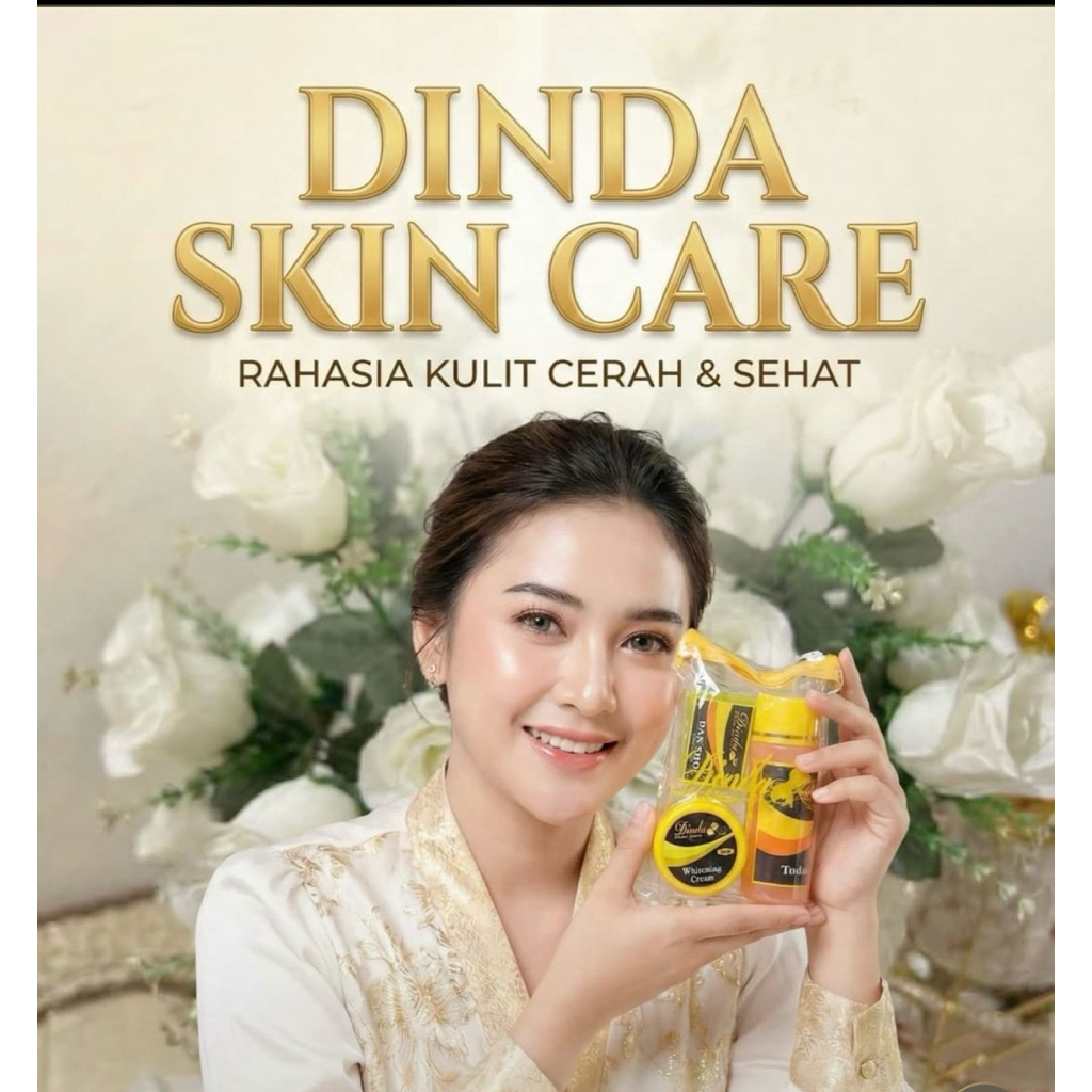 Dinda Skincare cream wajah paket ekonomis /free gift)