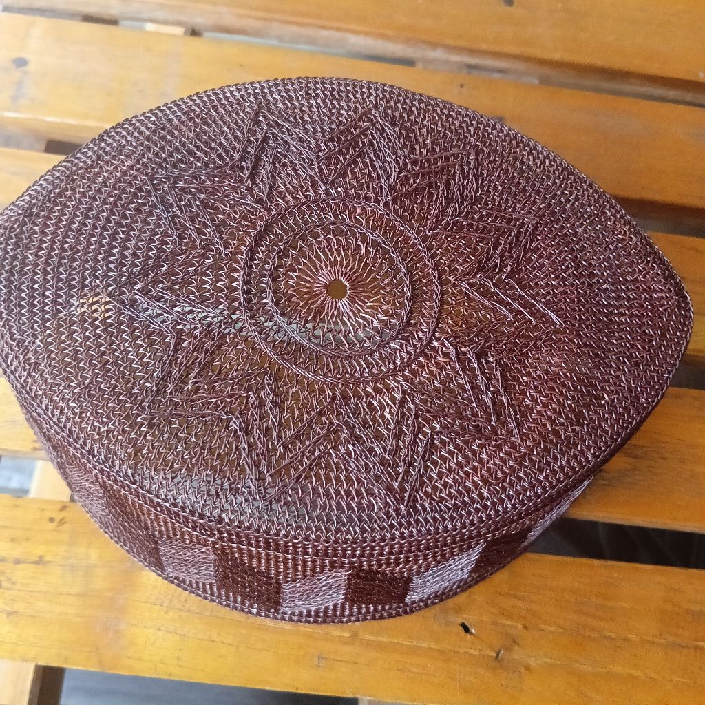 peci/kupiyah akar jangang tipe tipe 35 motif sasirangan