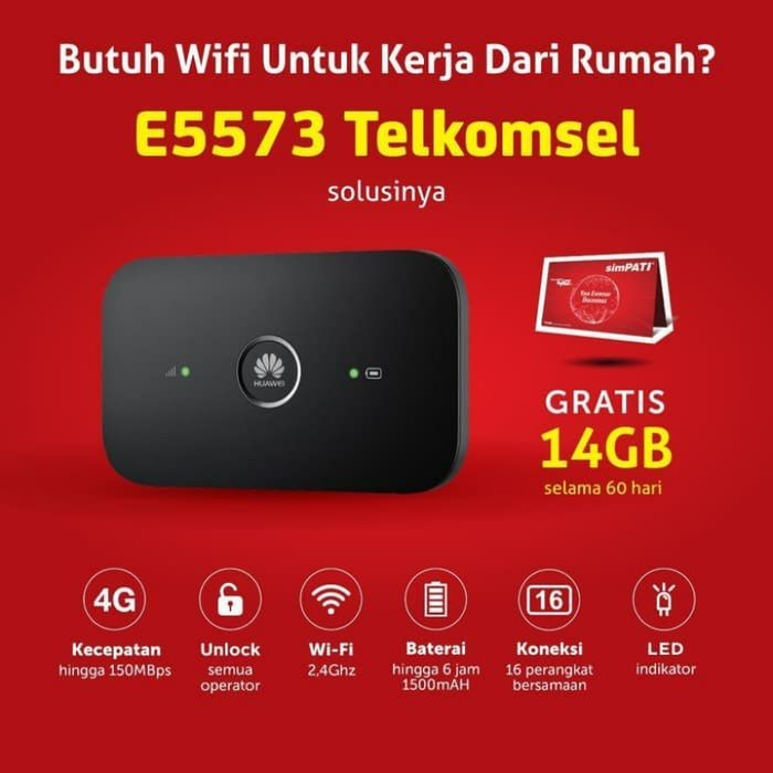 HUAWEI Modem Wifi 4G LTE Second E5573s-320 E5576s-606 Unlock Antena External