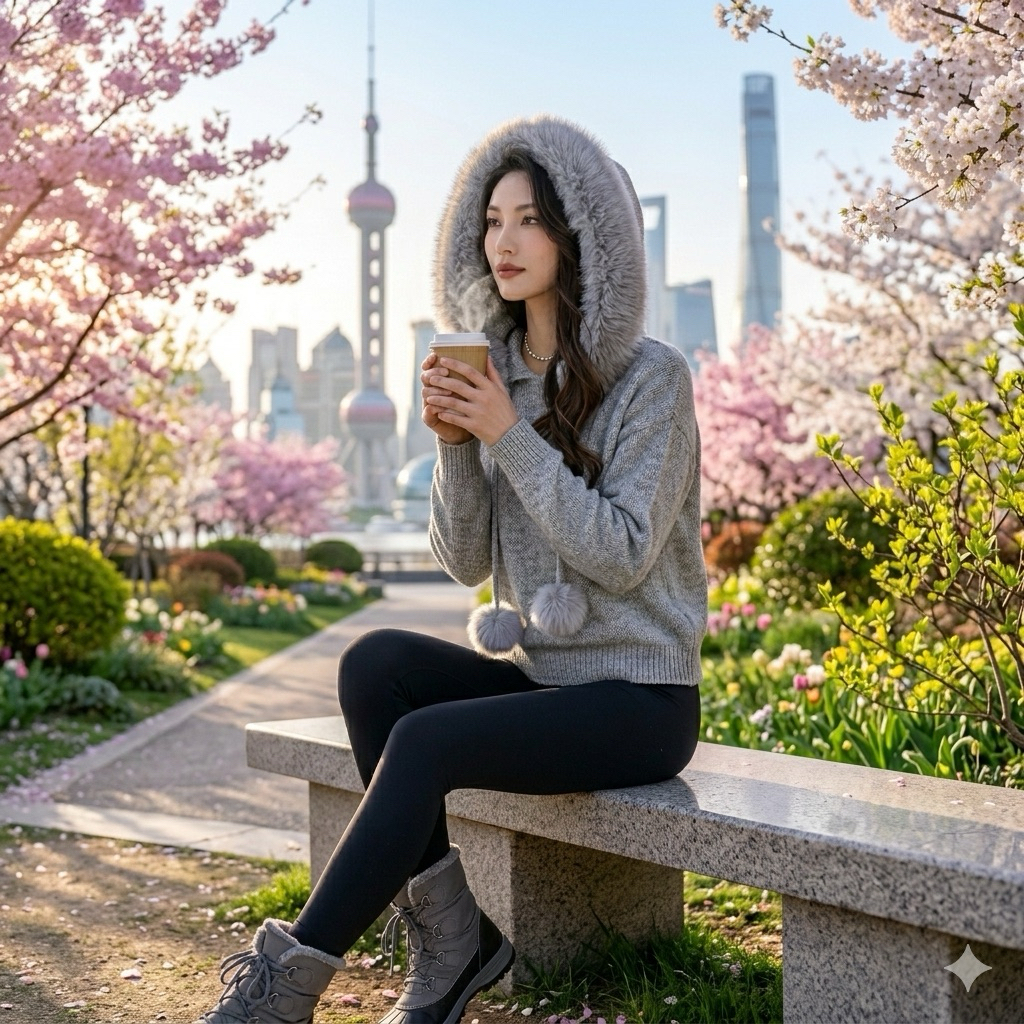 hoodie fur sweater cashmere