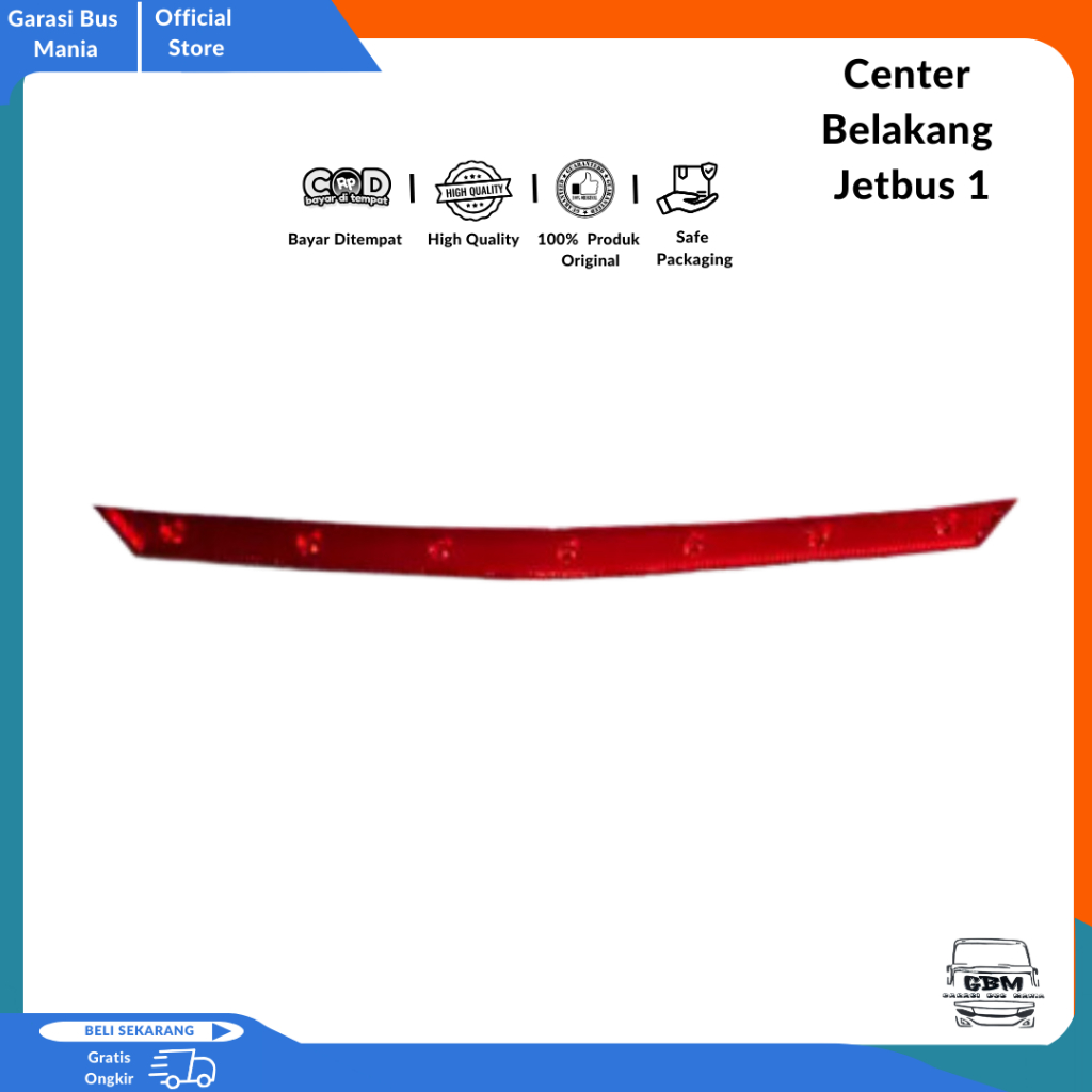 Lampu belakang tengah bus Jetbus 1/Center Jetbus 1
