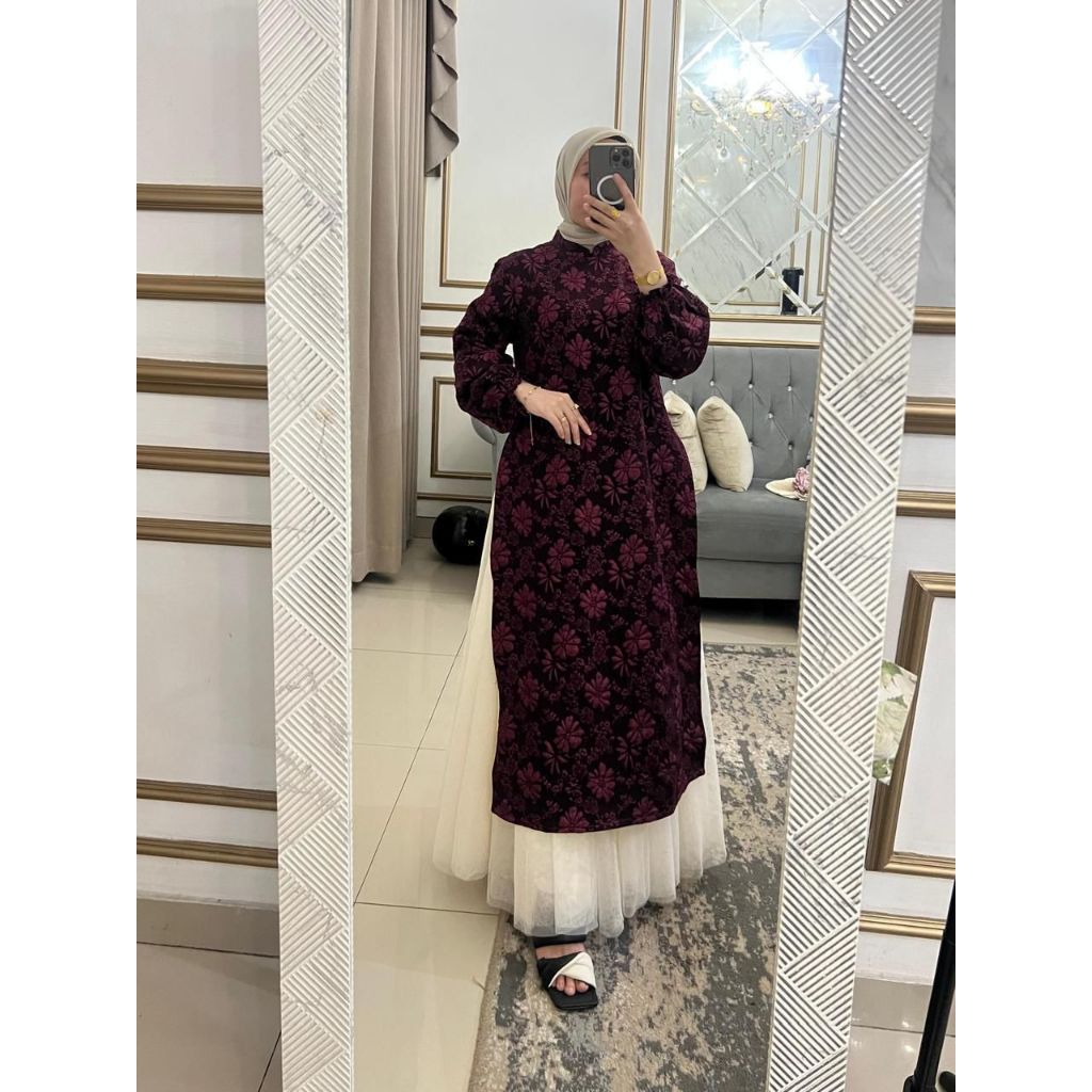 TUNIK KEMBANG DESA//TUNIK//BAJU LEBARAN//OUTFIT LEBARAN//OUTFIT KONDANGAN