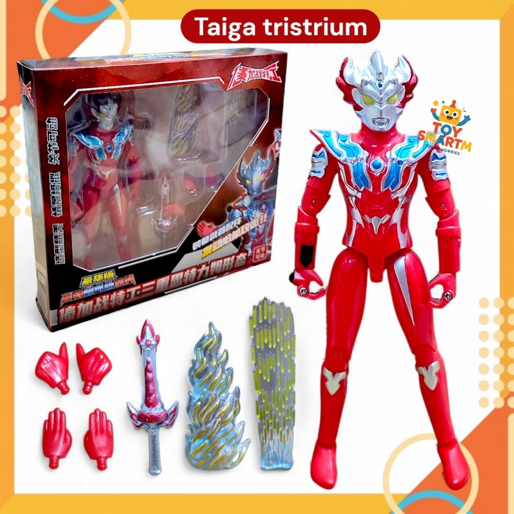 Figure Ultraman Taiga Tri Strium Ultraman SHF Action Figure