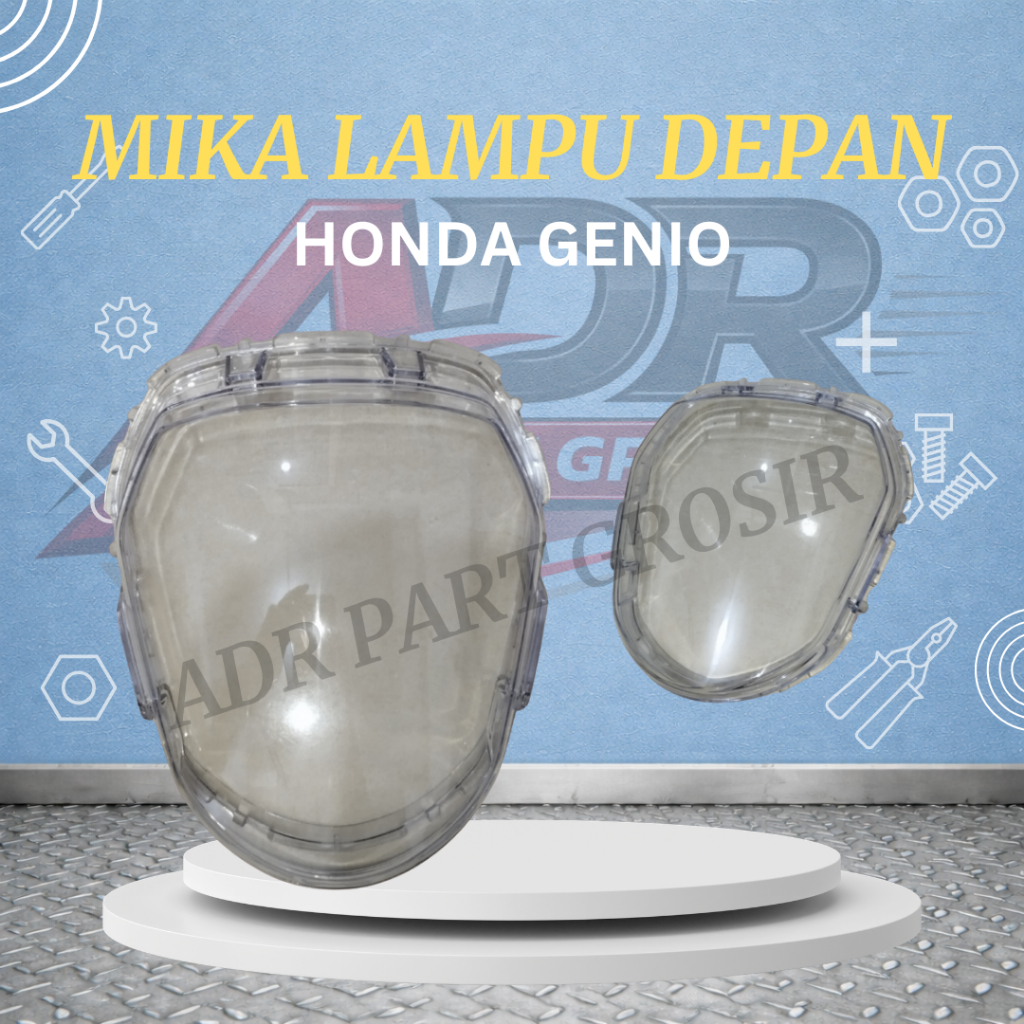 Mika kaca lampu depan honda Genio mika lampu depan Genio mika lampu Genio