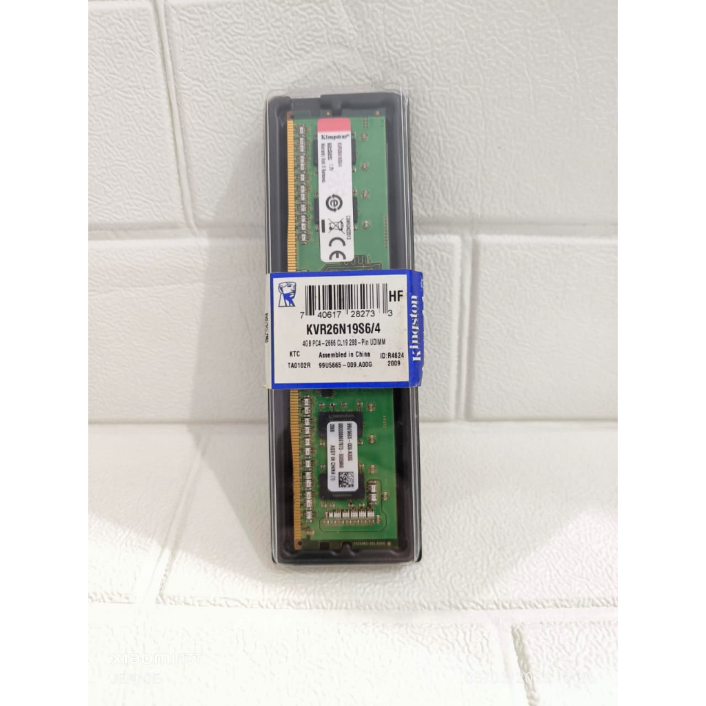Ram Pc Longdimm kingston DDR4 4GB 2666 memory pc kingstod ddr4 4gb 2666