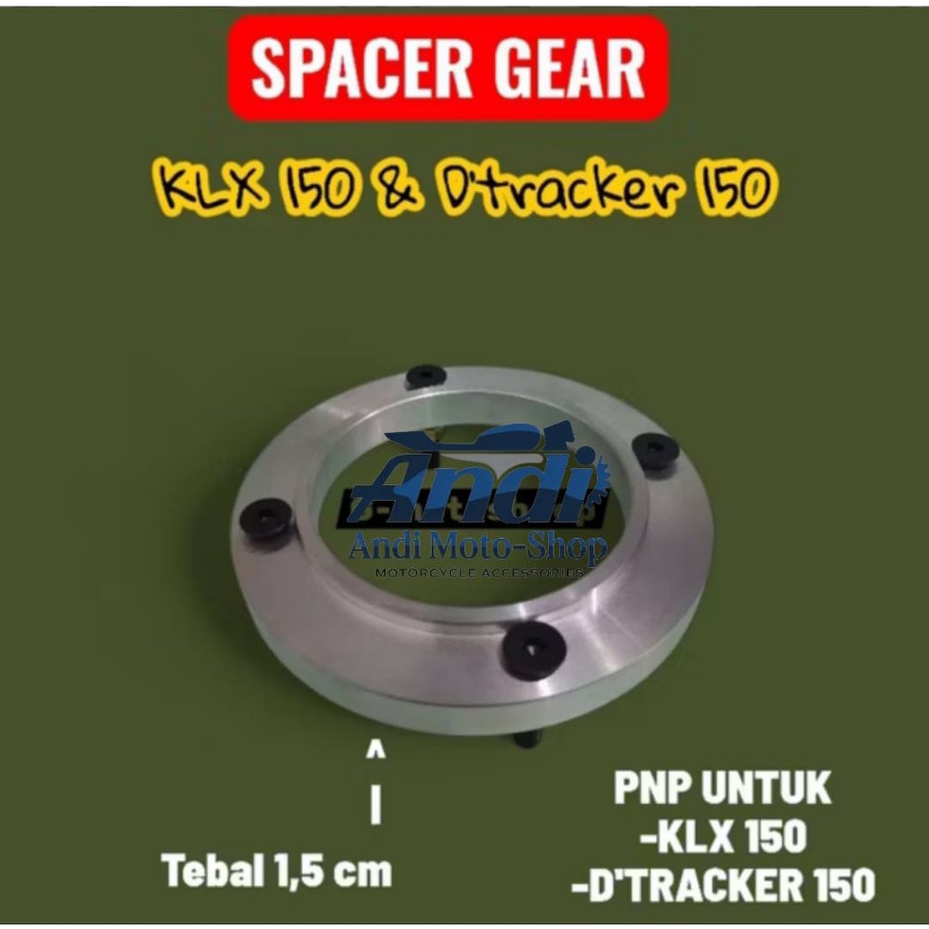 Spacer Gear KLX 150 Spacer Gear D'tracker 150