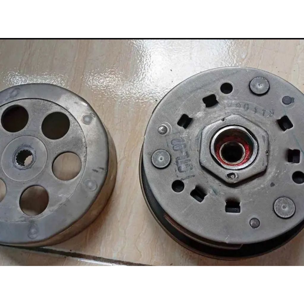 Pully Pulley 1 paket Kampas ganda motor Yamaha Mio sporty Mio smile Mio soul karbu Fino karbu origin