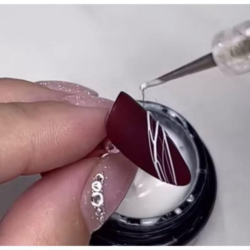 PARTY! SPIDER GEL PARTY WHITE HALAL PARTY SPIDER GEL BLACK NAIL ART SPIDER GEL