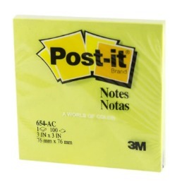 Sticky Notes 654 / Post It Merk Pronto 654