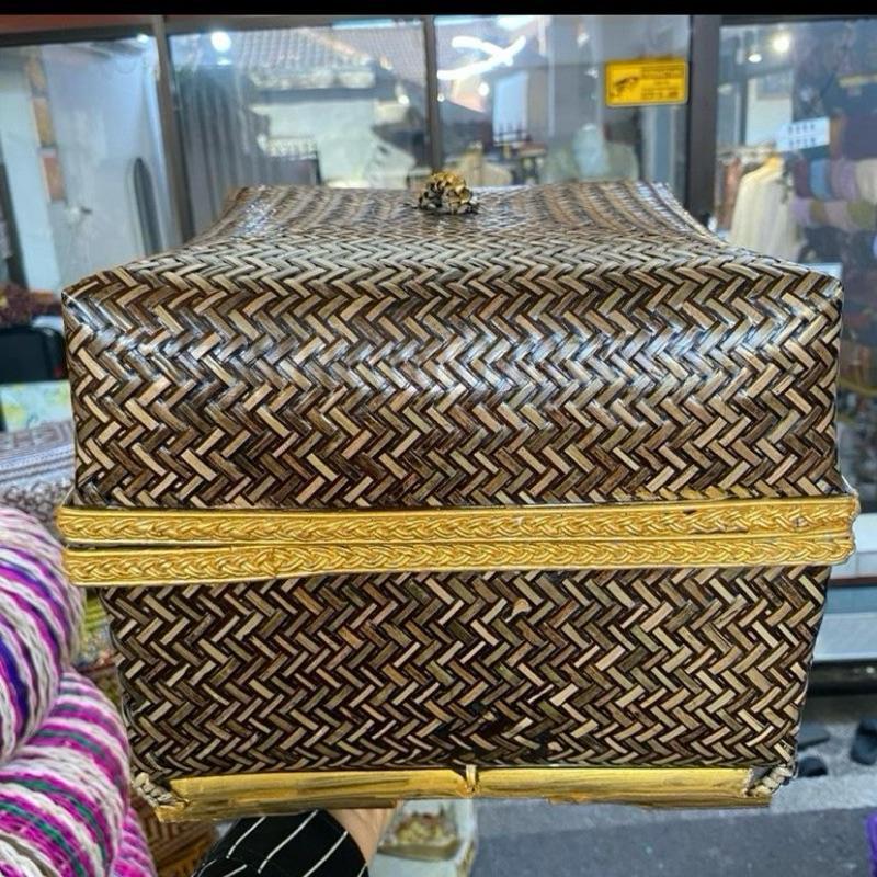Keben sokasi bambu sibeh bahan kulit bambu ukuran 25cm