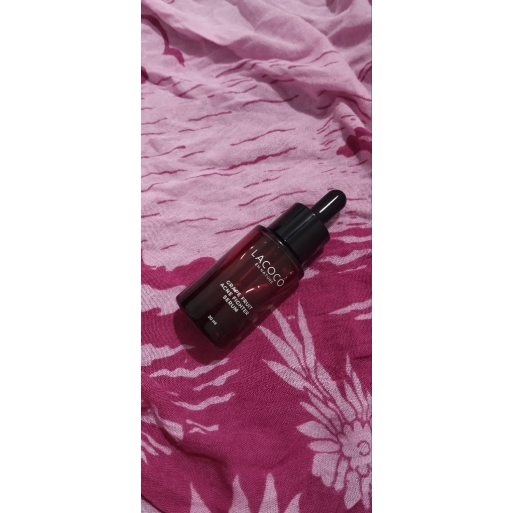 preloved lacoco serum grape fruit acne fighter