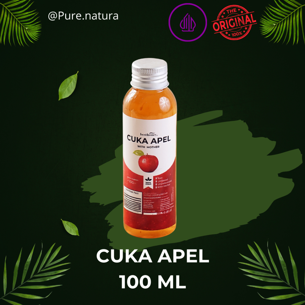 Cuka Apel 100 ML Apple Cider Vinegar / Apple Cider Vinegar