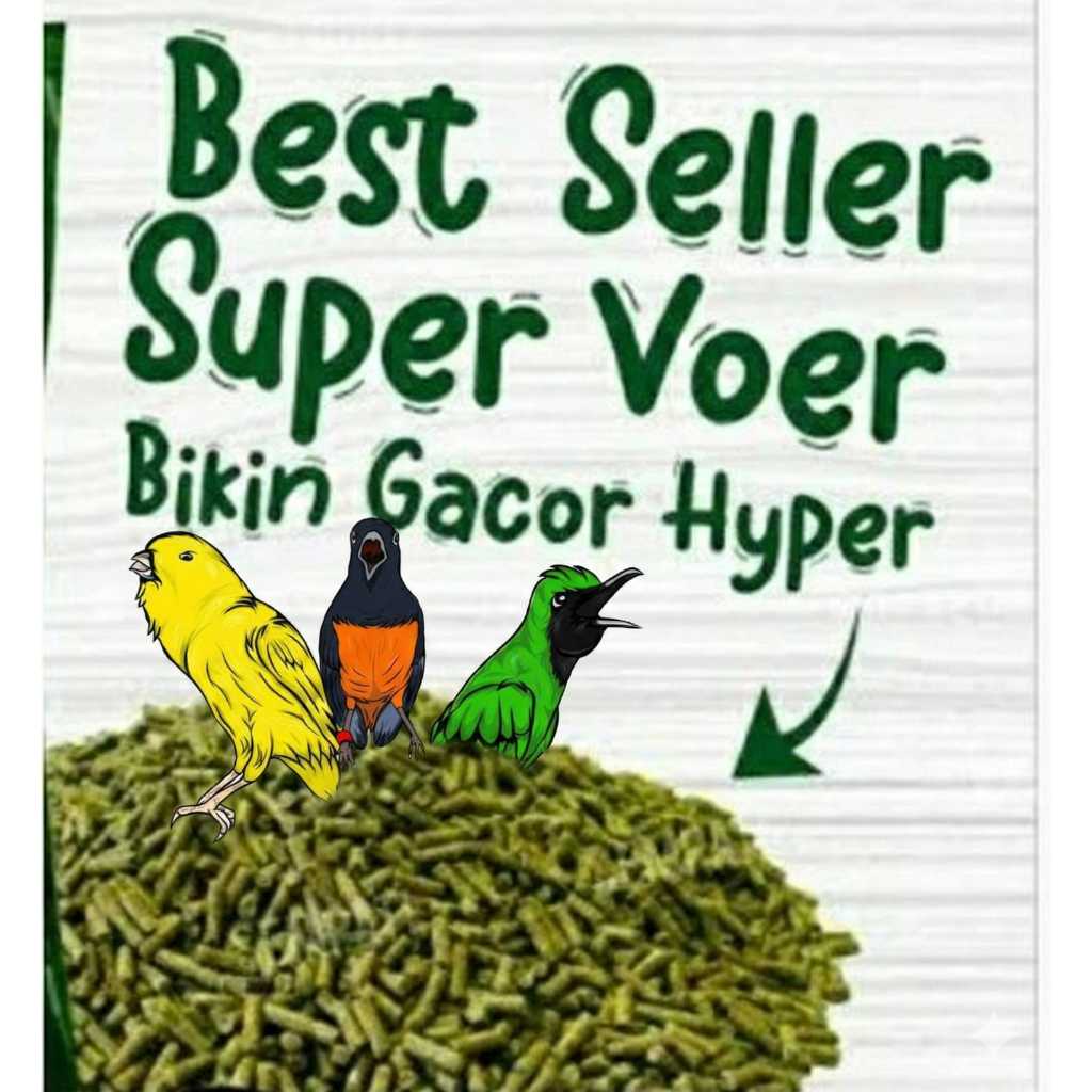 Voer Seaweed Plus Metabolis Pur Kasar Rumput Laut Hijau Pakan Makanan Burung Murai Batu Trucuk Kacer