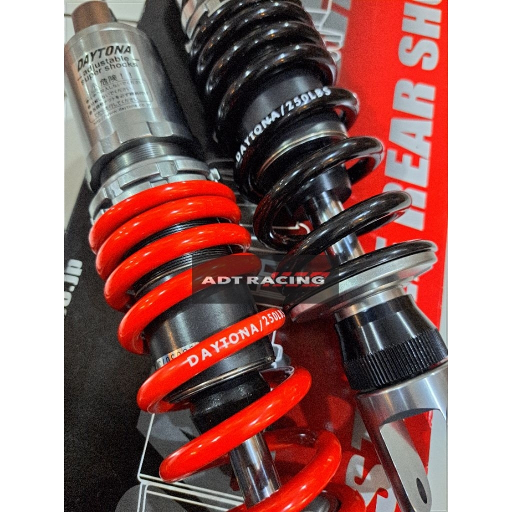 shock daytona billet vario mio beat rebound roadrace dragbike