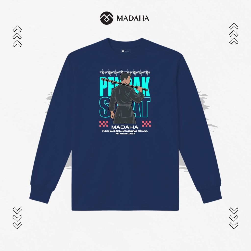 Madaha Kaos Baju Lengan Panjang Pencak Silat Mandala