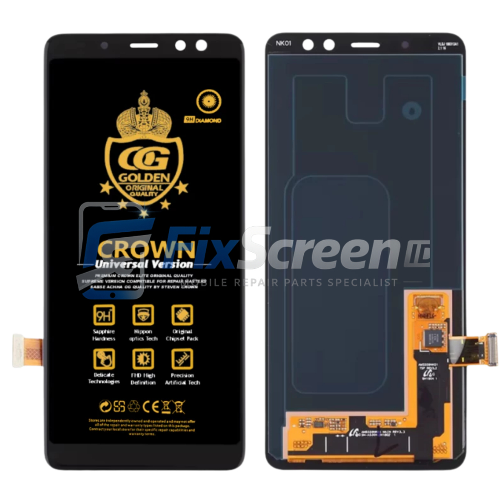 LCD SAMSUNG A8 2018 / (SAMSUNG GALAXY A8 2018) / A530 TOUCHSCREEN FULLSET COMPLETE ORIGINAL