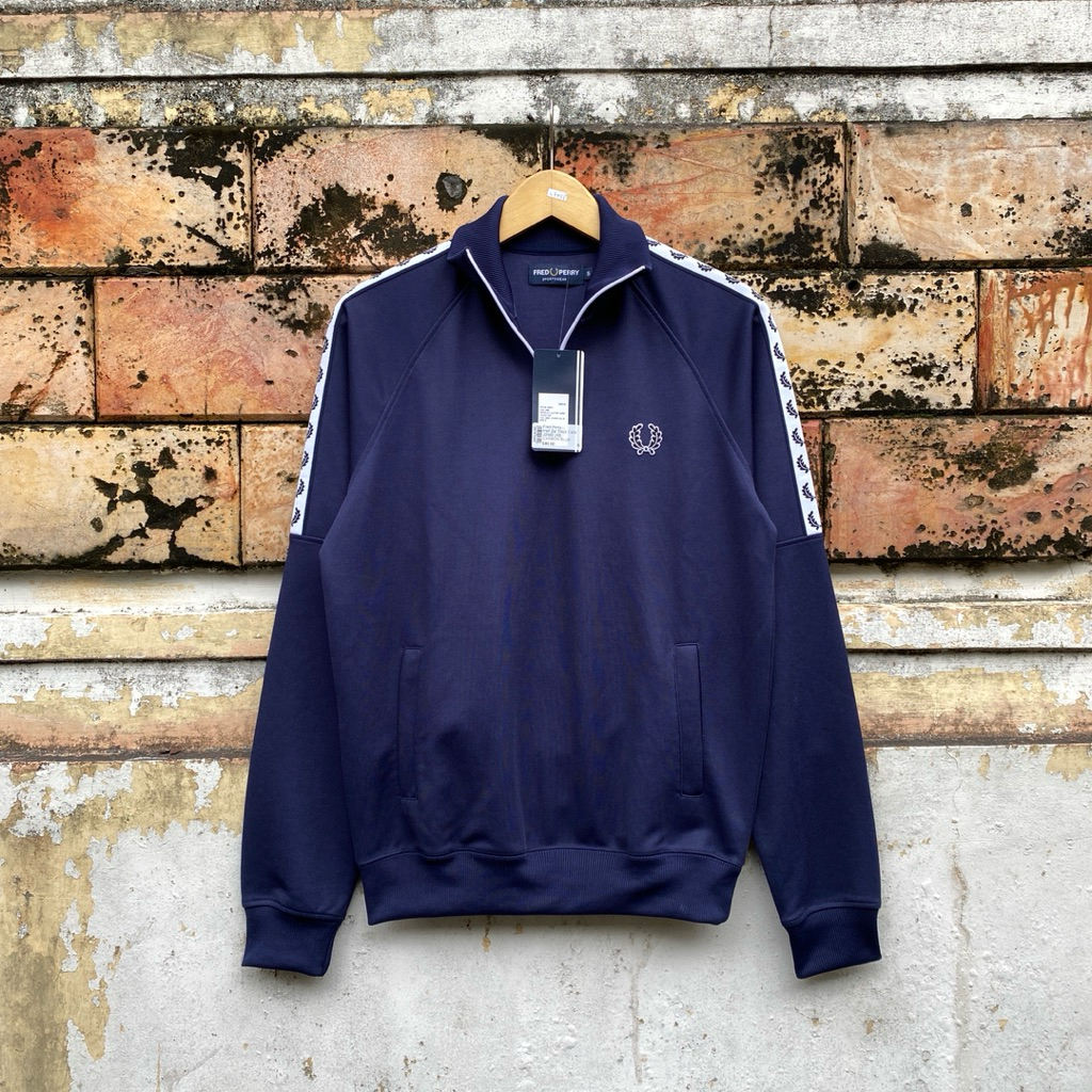 Tracktop Halfzip Fred Perry Taped Navy S Original