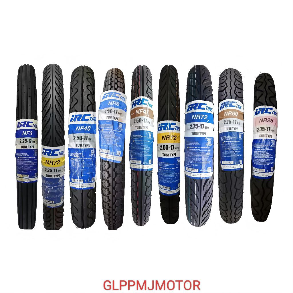 Ban Luar IRC Tubetype Motor Ring 8, 10, 14, 16, 17, 18, 19, 21 (Pakai Ban Dalam) Tubetype NR57M NF63