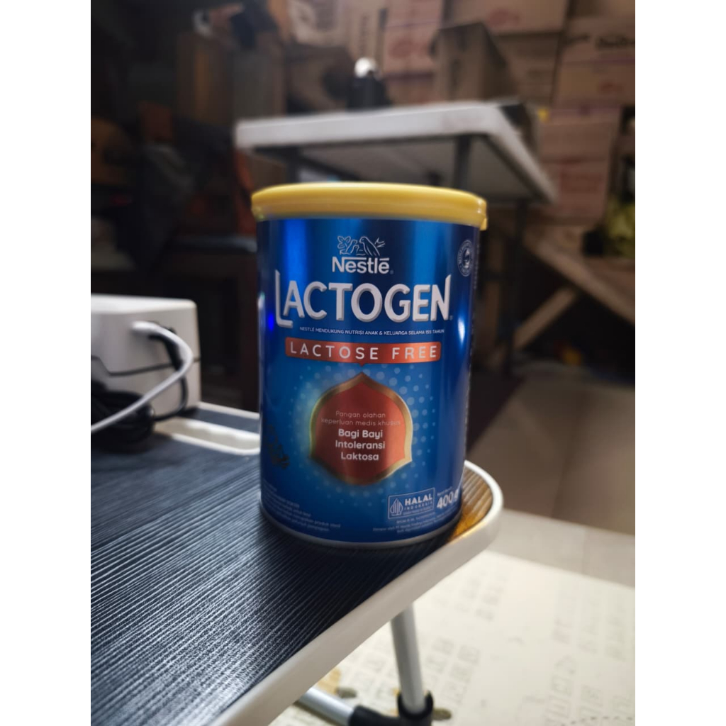 LACTOGEN Susu Formula Bayi Bebas Laktosa 400gr Untuk Bayi Intoleransi Laktosa