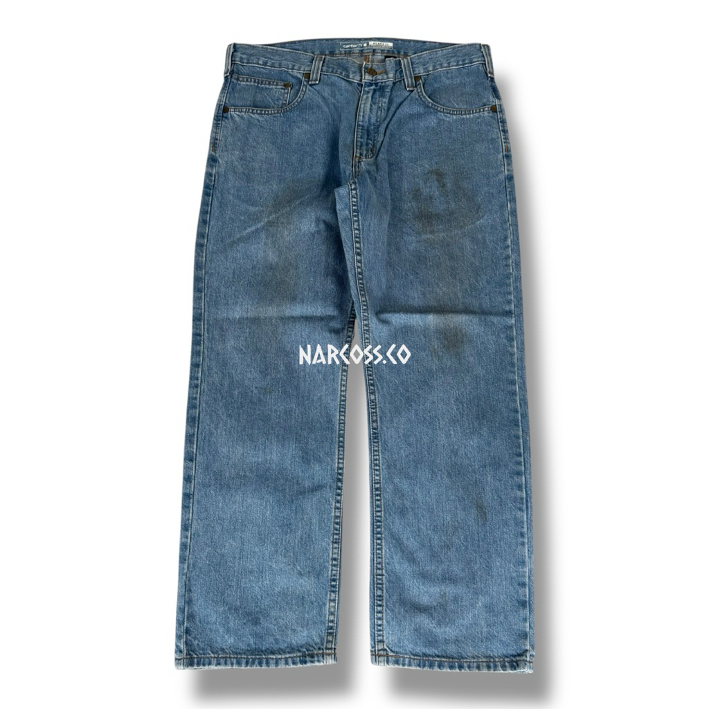 Carhartt Jeans Relaxed Fit Pants Made in Mexico  kode - K402 size 35-36 (34x28
