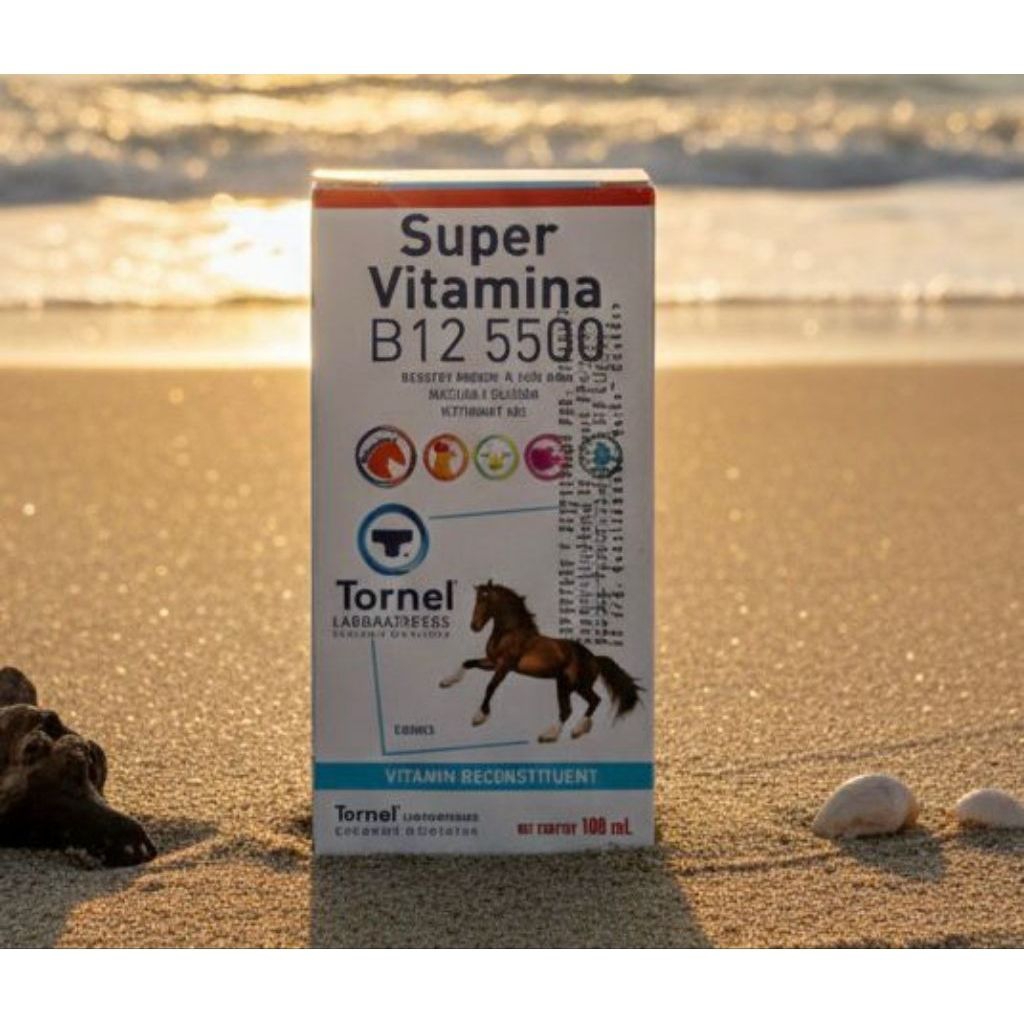 super vitamin B12 5500 logo kuda obat vitamin tonic injekci doping kuda/ayam dll