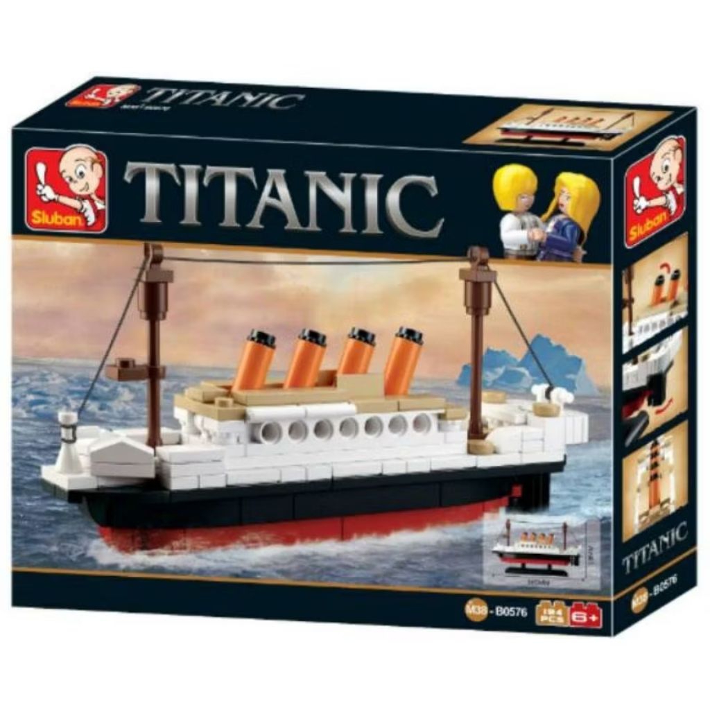 Mainan sluban kapal Titanic small - Sluban Kapal Titanic B0576 - mainan bricks sluban