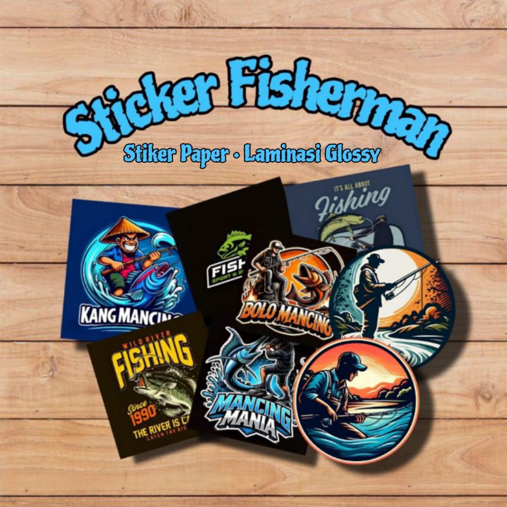 Sticker Mancing Mania | Stiker Penikmat Mancing Ikan
