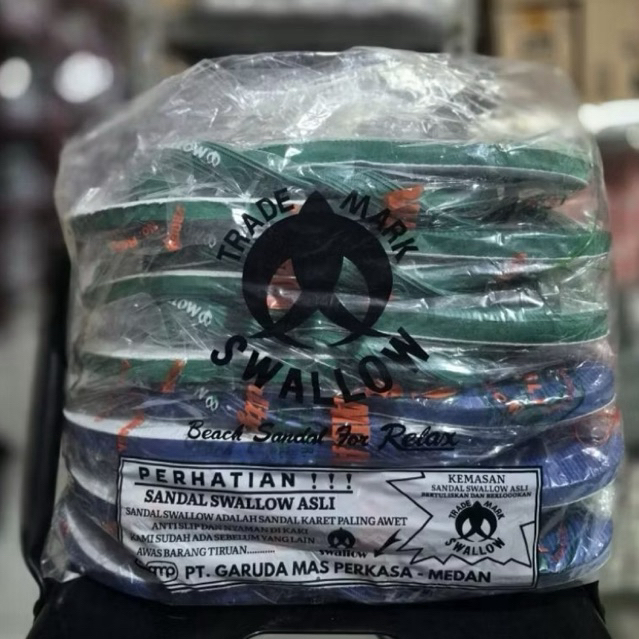 GROSIR Sandal Jepit Swallow / Mely / Pearl Swallow / Beragam Sandal Jepit Pria Wanita / Bisa Dijual 