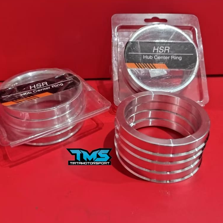 READY CENTER RING UNIVERSAL HSR CENTER RING UKURAN 66X73,1 UNTUK VELG MOBIL RACING ALL NISAN, DII BU
