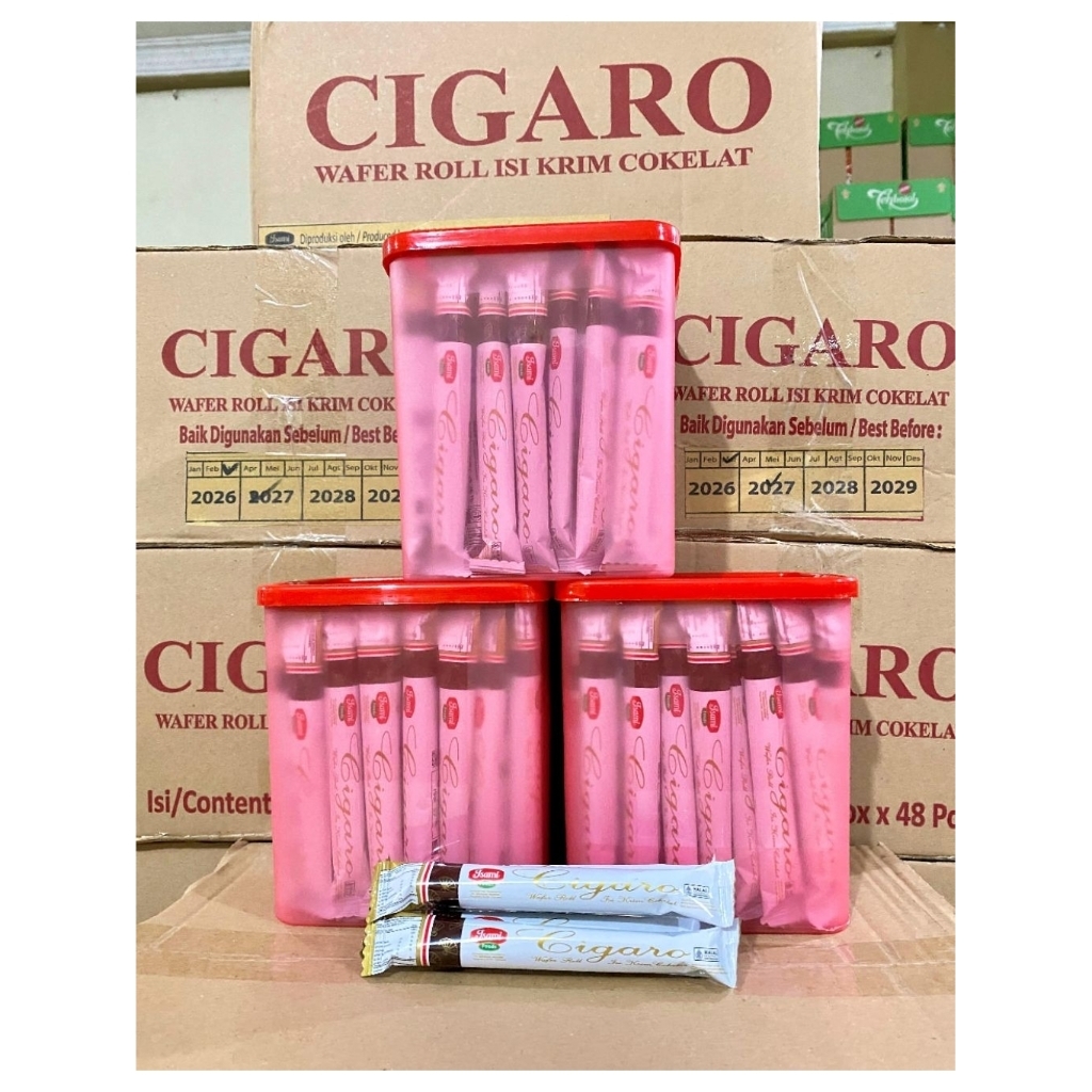 Wafer Roll Cigaro Toples isi 48