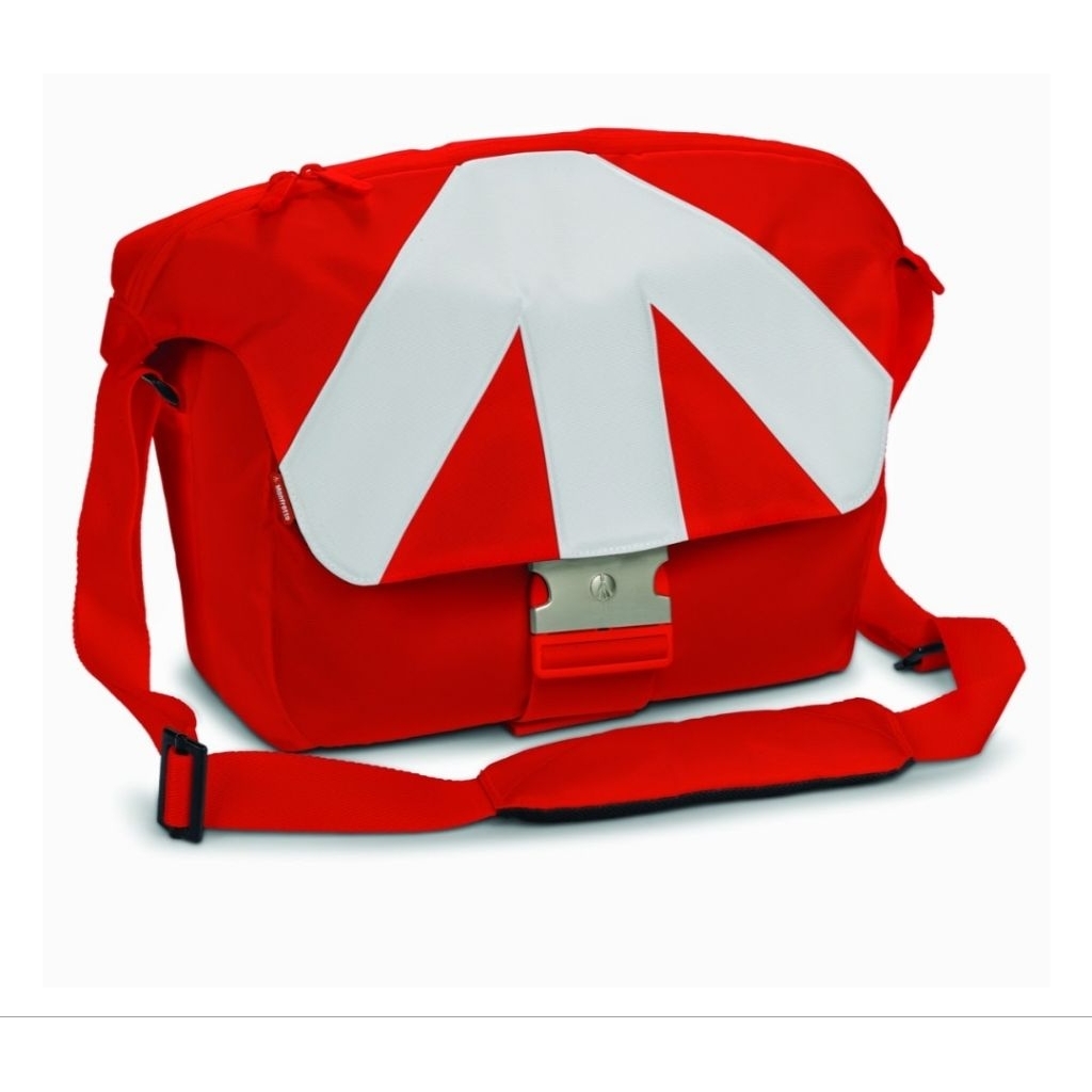 unica III messenger red stile camera bag manfrotto