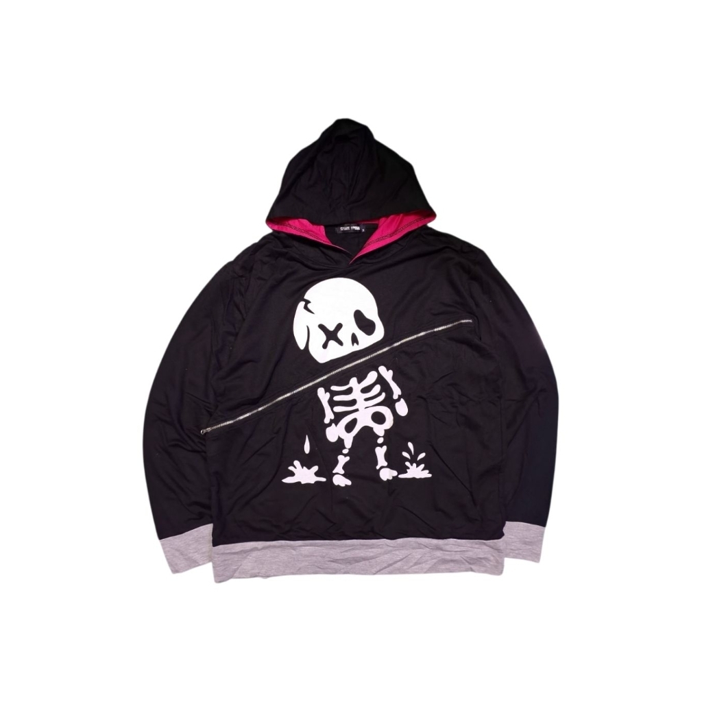 hoodie skull space opera japan