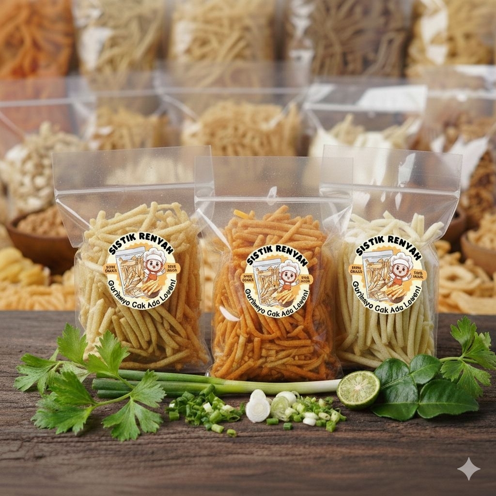SISTIK PEDAS / SISTIK RENYAH / SISTIK MURAH / CEMILAN ENAK
