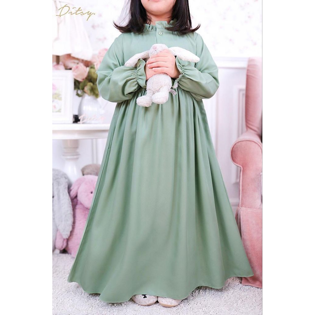 DITSY MARET 2026 best seller little deara basil size 2 gamis anak bahan tencel