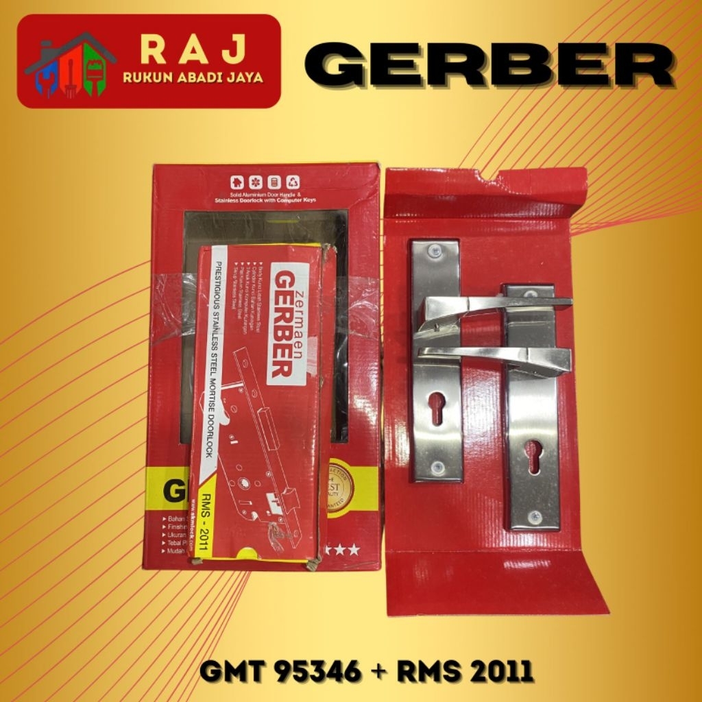GERBER Kunci Pintu Besar GMT 95346 + RMS 2011