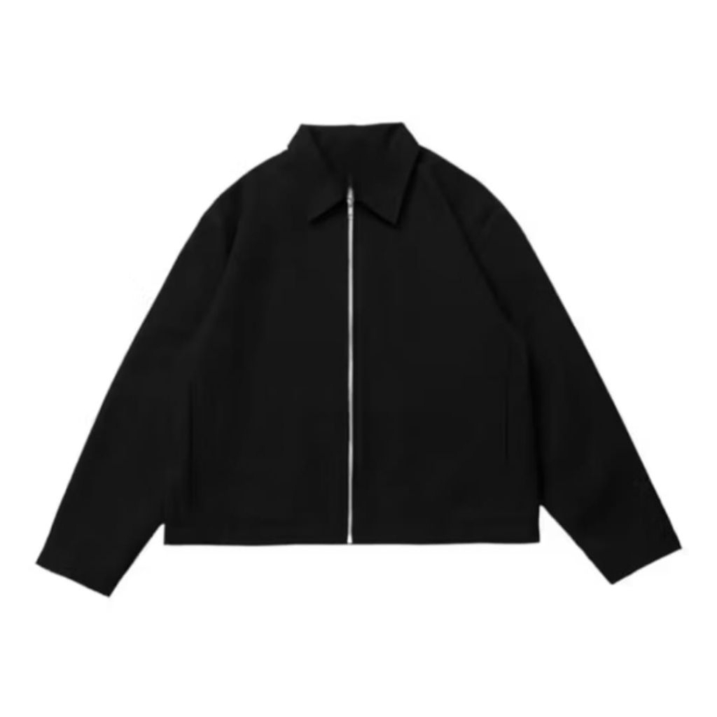 jaket Workshirt boxy pria wanita jaket boxy lengan panjang