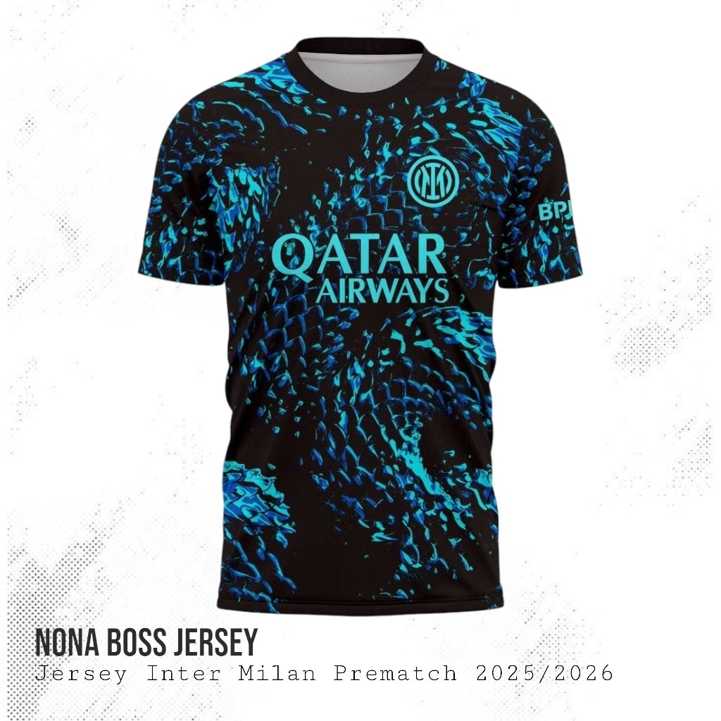 JERSEY INTER PREMATCH 2025 | BAHAN ADEM NYAMAN | S-XXL