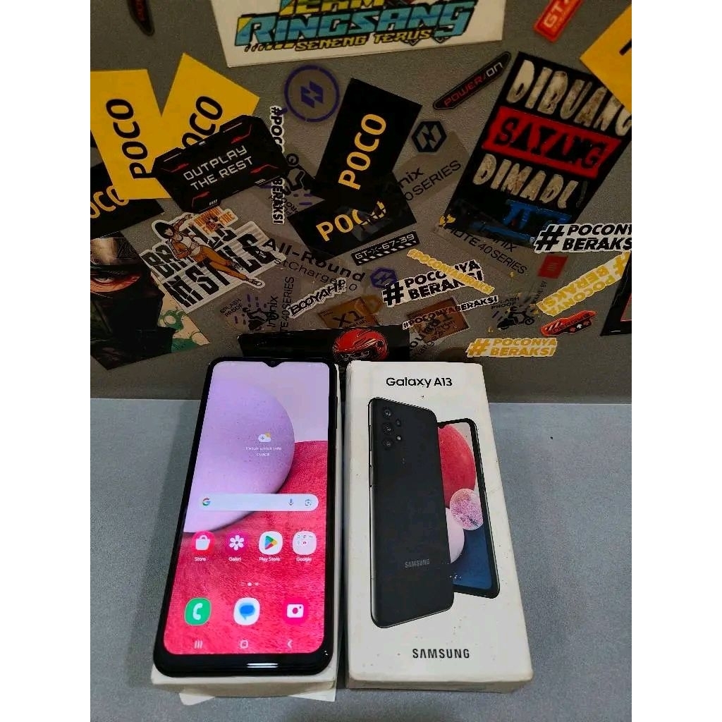 SAMSUNG A13  SECOND ORIGINAL RESMI BERGARANSI FULLSET