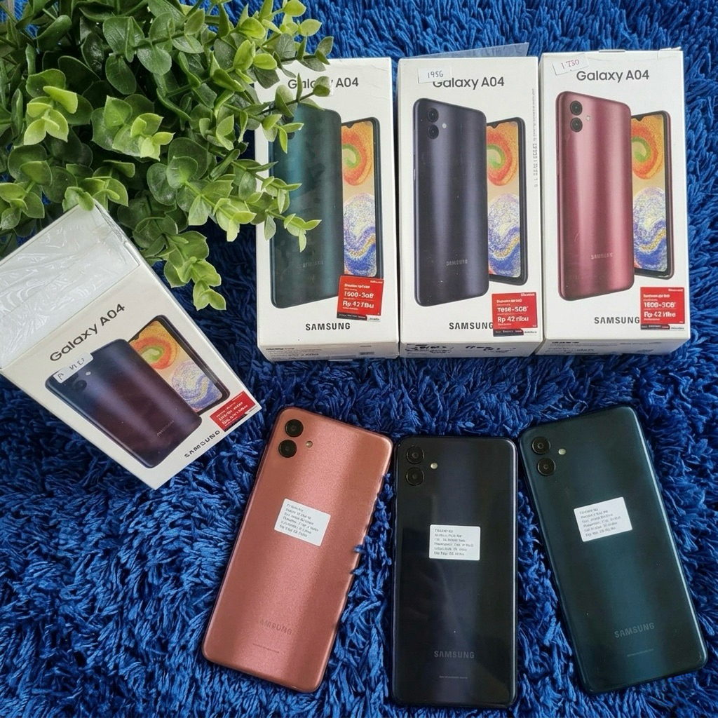 Samsung Galaxy A04 4/64gb Second Original Ex Garansi Resmi SEIN Murah Kualitas Terbaik / Hp Android 