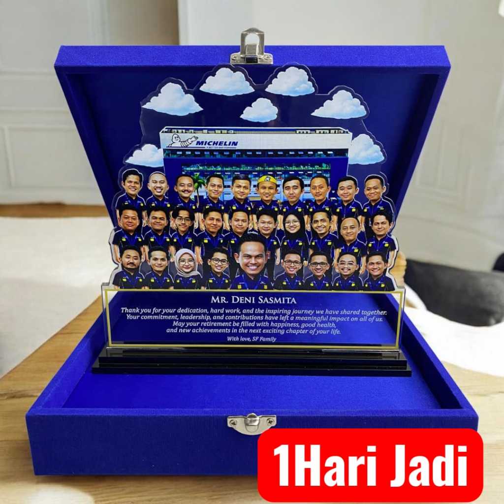 Plakat Karikatur Custom Akrilik Free Desain (Bergaransi)