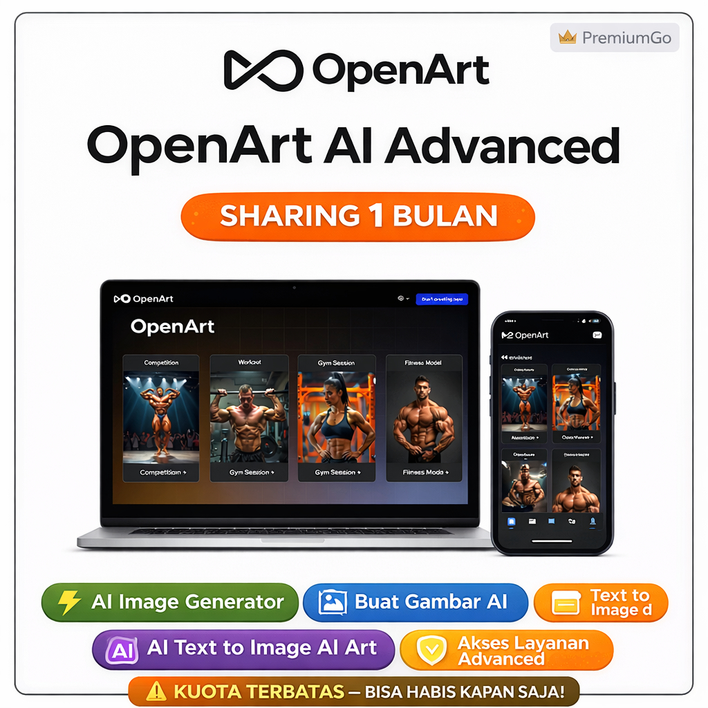[24/7] OpenArt AI Essential 1 Bulan | OpenArt AI Generator Gambar | OpenArt AI Image Creator | OpenA