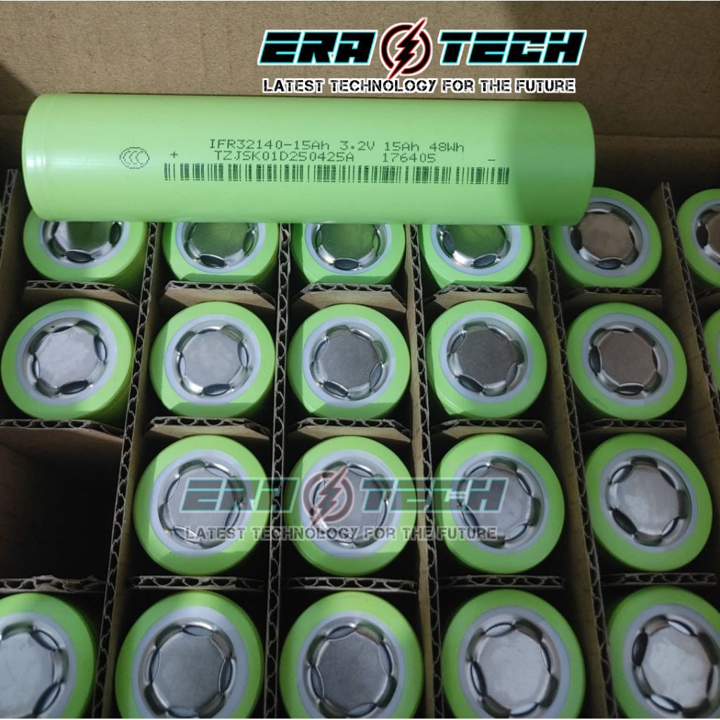 Baterai Lifepo4 lontong ijo 32140 jsk 15Ah Baru
