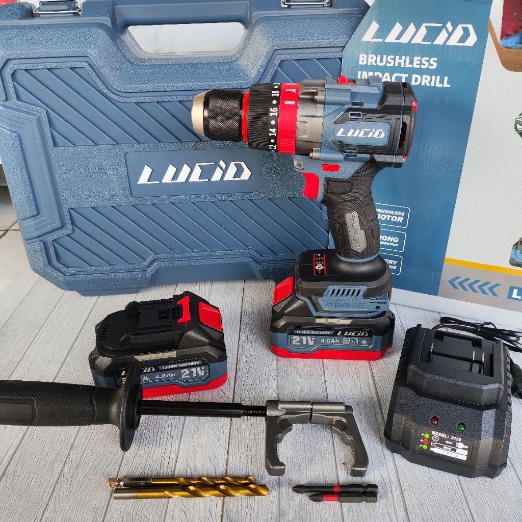 Lucid Lx80 Cordless Drill 160Nm Bor Baterai Lucid LX80 4ah cell DMEGC