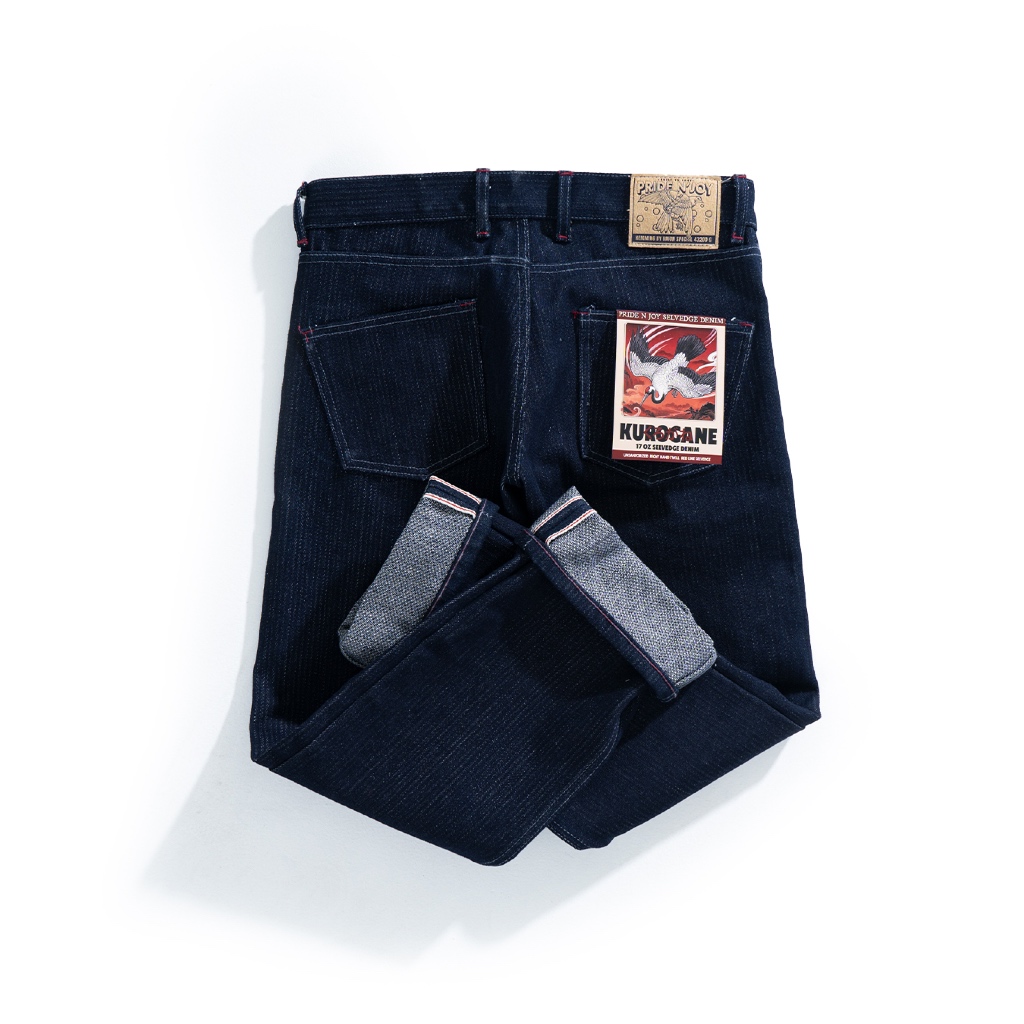 Pride N Joy - Celana Jeans Heavyweight Selvedge - Kurogane 17 Oz