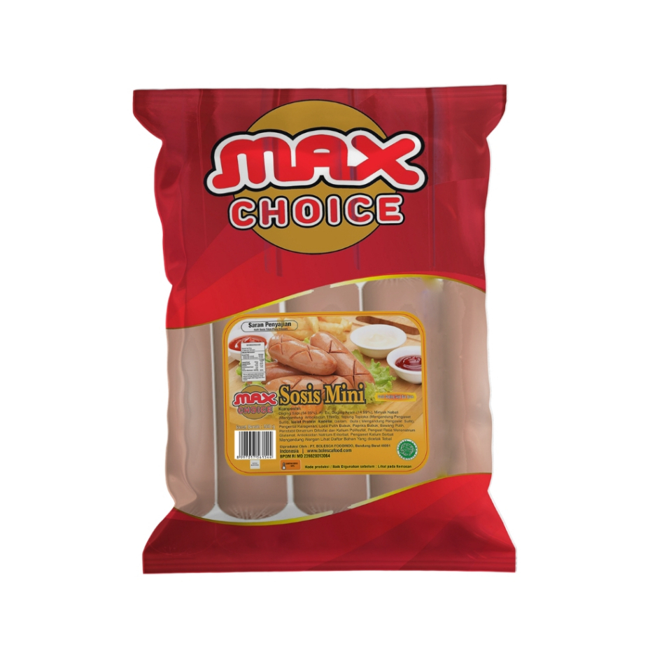 Max Choice Mini Bratwurst Sosis Sapi 500gr