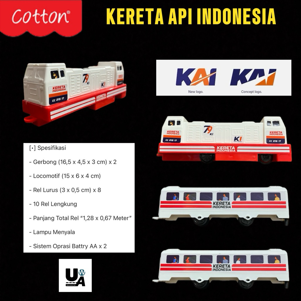 Kereta Api - Mainan Kereta Api /Lokomotif /KAI Indonesia