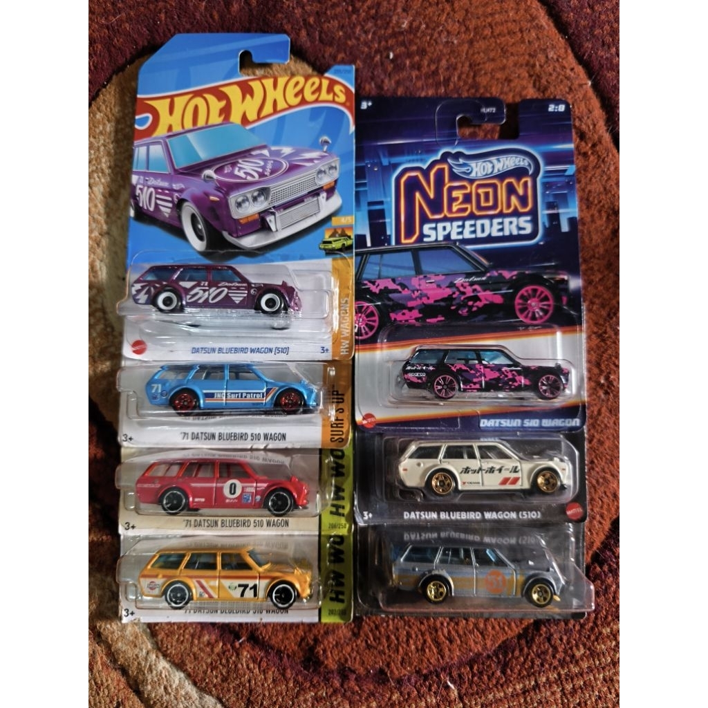 hotwheels paket datsun 510 wagon