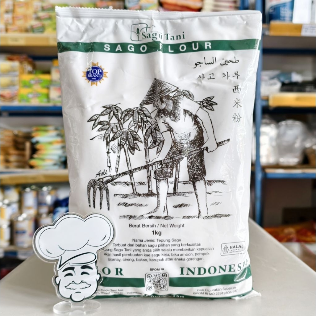 Sagu Tani Bogor 1Kg / Tepung Sagu Tani Asli 1Kg